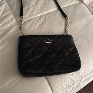 Kate Spade Black Quilted Crossbody Bag